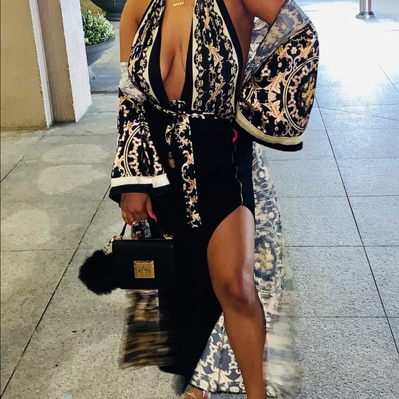 versace inspired robe